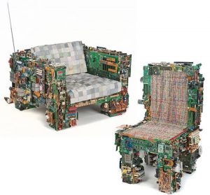 Ewaste Art - Binary Collection